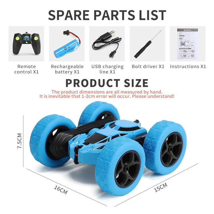 360-degree flipping double-sided stunt car - ElectronAge