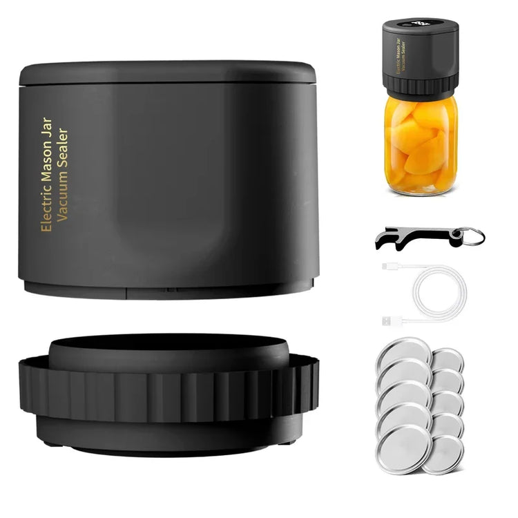 SealMaster Pro Kit Electric Mason Jar Vacuum Sealer Kit - ElectronAge