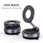 Strong Magnetic Car Phone Holder Foldable Magsafe Design 360° Adjustable Vacuum Mount for Car/Desk/Bathroom/Universal Use Metal