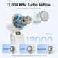 Vention Superconductive Cooling 100 High-speed Handheld Fan 13000 RPM Turbo LED Digital Display Foldable Portable Outdoor Fan
