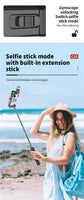 Roreta 360° Rotation Automatic face following Shooting Gimbal Stabilizer Selfie Stick Tripod For iPhone Smartphone Live holder