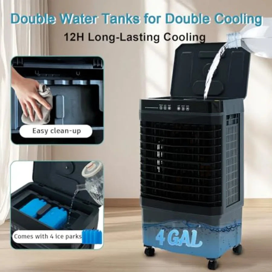 1800 CFM Swamp Cooler Portable Air Conditioner - ElectronAge