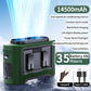 Socoolfan 14500mAh Outdoor Fan Portable Waist Hanging Neck Strong Dual Air Vents Fans for Travel Sports Courier Outdoor Working