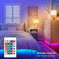 AeroLight LED Strip Lights RGB 5050 LED Strips Bluetooth APP Control Color Changing DC 12V 30LEDS/M Per Meter For Bedroom Room Kitchen Bar