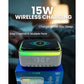 Wireless Charging Alarm Clock with Bluetooth Speaker - ElectronAge