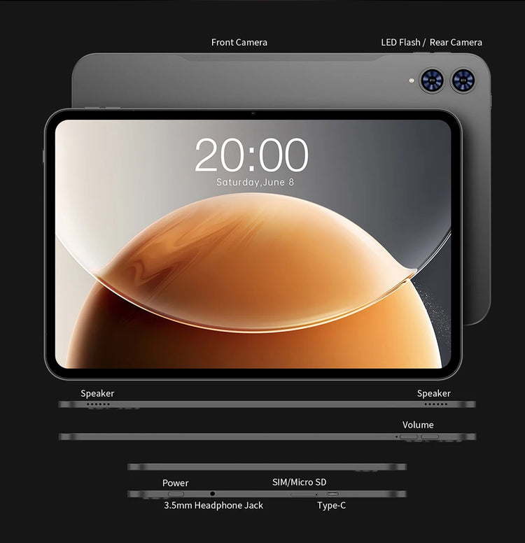 Teclast T65 Tablet 13.4" 2K 120Hz Android 16 - ElectronAge
