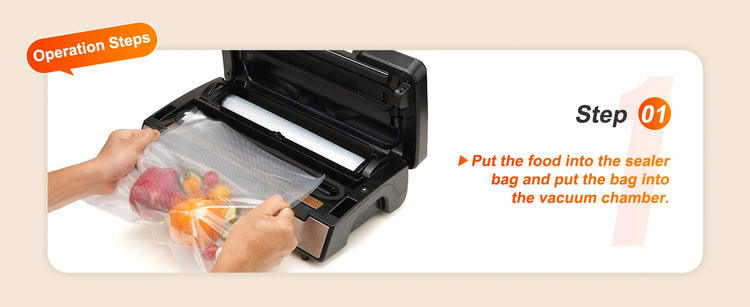 SucceBuy 90Kpa 130W Vacuum Sealer Food Packaging Machine with Free 10pcs Vacuum bags for Household Kitchen Vacuum Food Sealing - ElectronAge