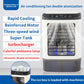 USB Portable Air Conditioner Fan Mini 3 Gears Home Desktop Cooling Fan LED Night Lamp Air Cooler for Room Office Camping 선풍기 - ElectronAge