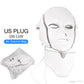 7 Colors LED Facial Mask with Neck LED Light Photon Mask Skin Rejuvenation Anti Acne Beauty Device Face Lifting Firm Massager