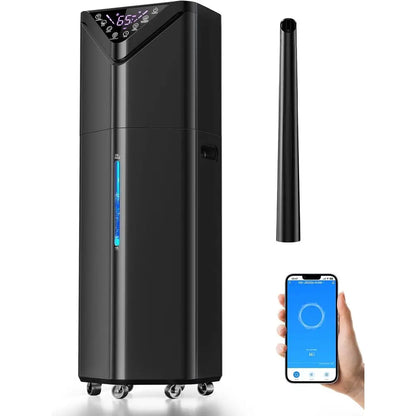 5G Air Purifier for Large Spaces up to 2800 sq ft, 19L, 6 Mist Levels, Auto 180° Mist Dispersion for Home, Office, and Commercia