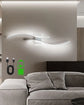 Black White Rechargeable LED Wall Light USB Type-C Battery Operated Wireless Wall Lamp 60/80cm Touch Switch Dimmable Wall Lights