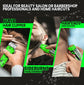 Professional Hair Clipper Trimmer Kit for Men with Travel Case, Rechargeable, LED Display, Green