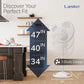 16-Inch Oscillating Stand Fan with Adjustable Height, 3 Speeds for Quiet Cooling in Any Room