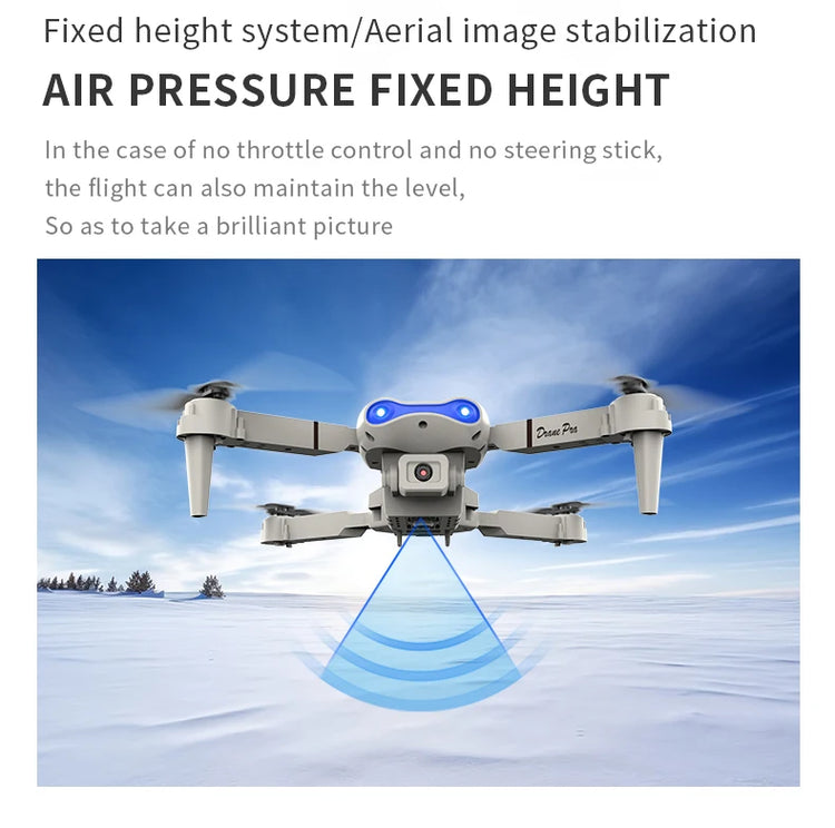 E99 PRO Drone with Flash Professional HD Dual Camera - ElectronAge