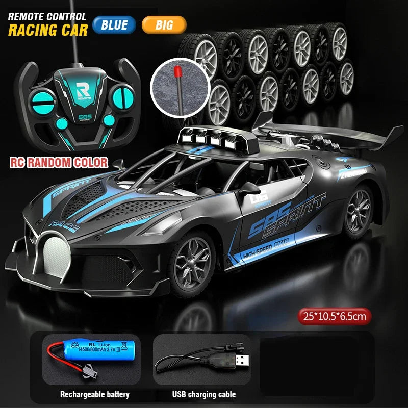 Rc Car 4Ch High-Speed Remote Control Drift Racing Car - ElectronAge