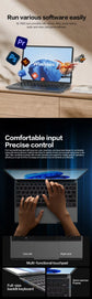 13th Gen Intel® N150 Processor Intel UHD Graphics 13-inch 2.8K 2880*1920, 60Hz Ultra HD Display  16G/32G  1TB 2TB