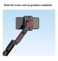Roreta 360° Rotation Automatic face following Shooting Gimbal Stabilizer Selfie Stick Tripod For iPhone Smartphone Live holder