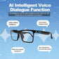 Smart AI audio glasses for real-time translation, supporting over 160 languages,photochromic lenses