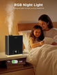 Smart Humidifier for Large Room, 6L Top-Fill Cool Mist, WiFi & App Control, 60H Runtime, Auto Mode, RGB Nightlight