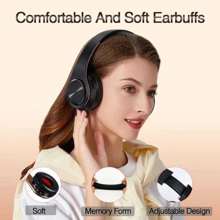 CATASSU Men Gold Wireless Headphones - ElectronAge