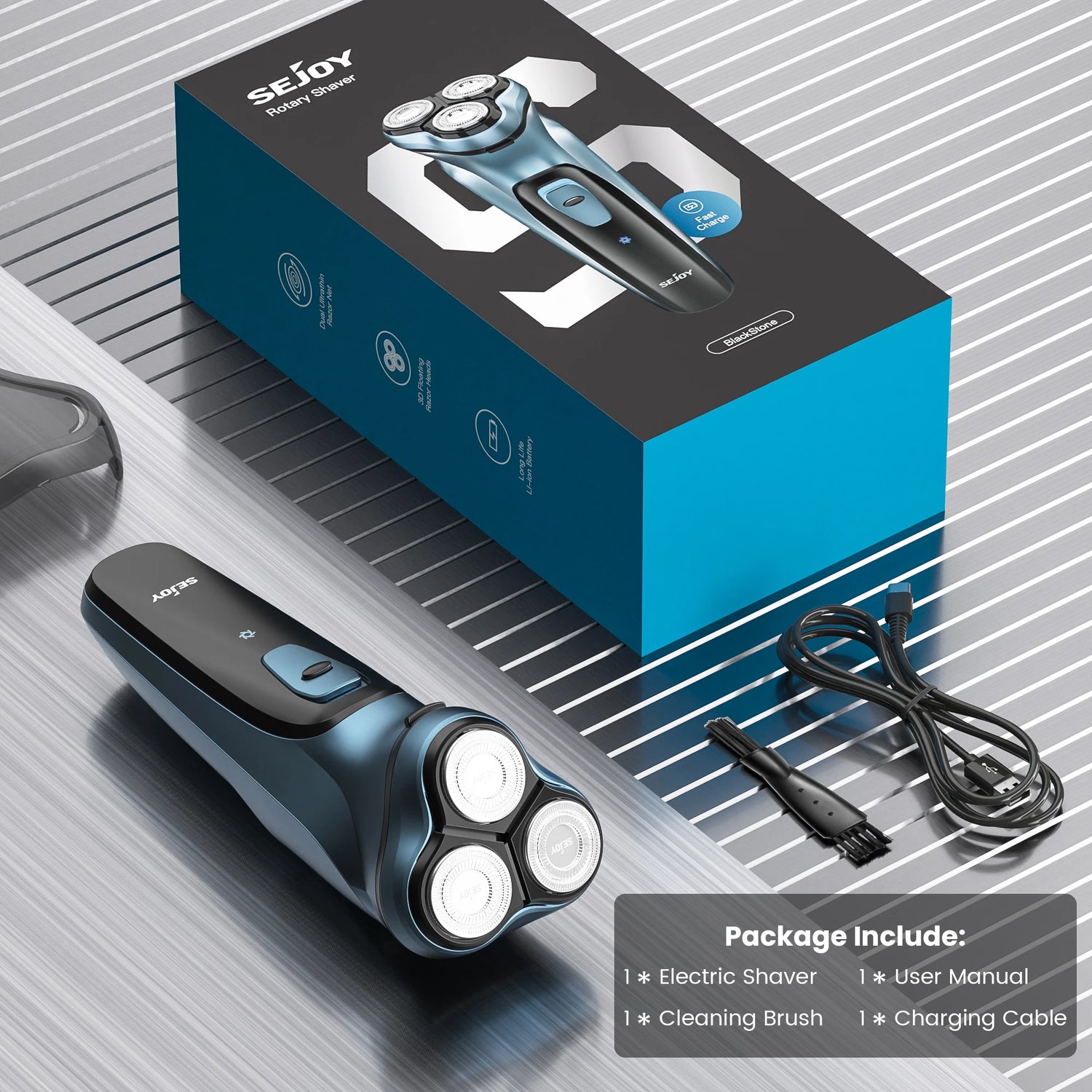 Sejoy Electric Razor for Men Rechargeable Electric Razor - ElectronAge