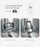 Q09 Selfie Stick Mini Tripod Handheld Stabilizer With Three-Color Fill Light 360°Rotating Aluminium Alloy Rod for Smartphones