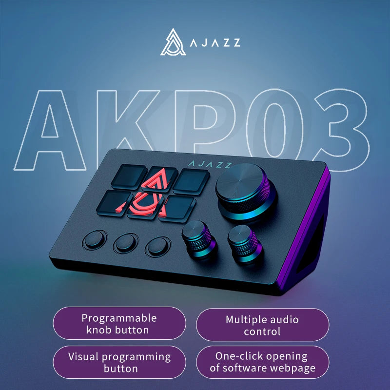 Ajazz AKP03E/153E Programmable Macro Keyboard - ElectronAge