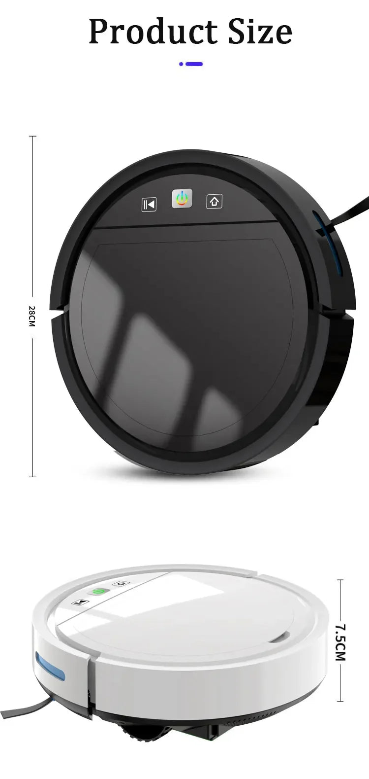 Robot Vacuum Cleaner Smart Remote Control - ElectronAge
