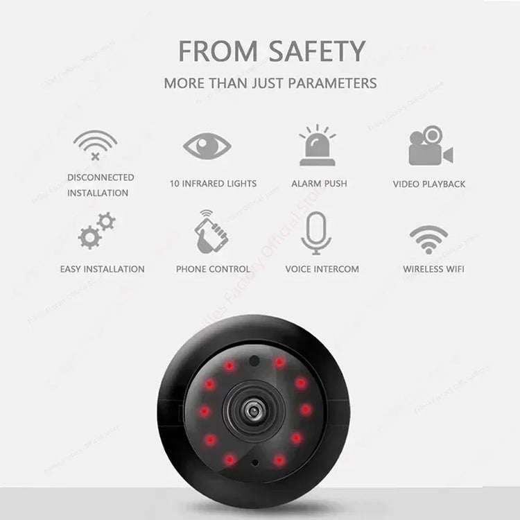 Erilles 1080P HD Mini Wifi Camera Smart Home Security - ElectronAge