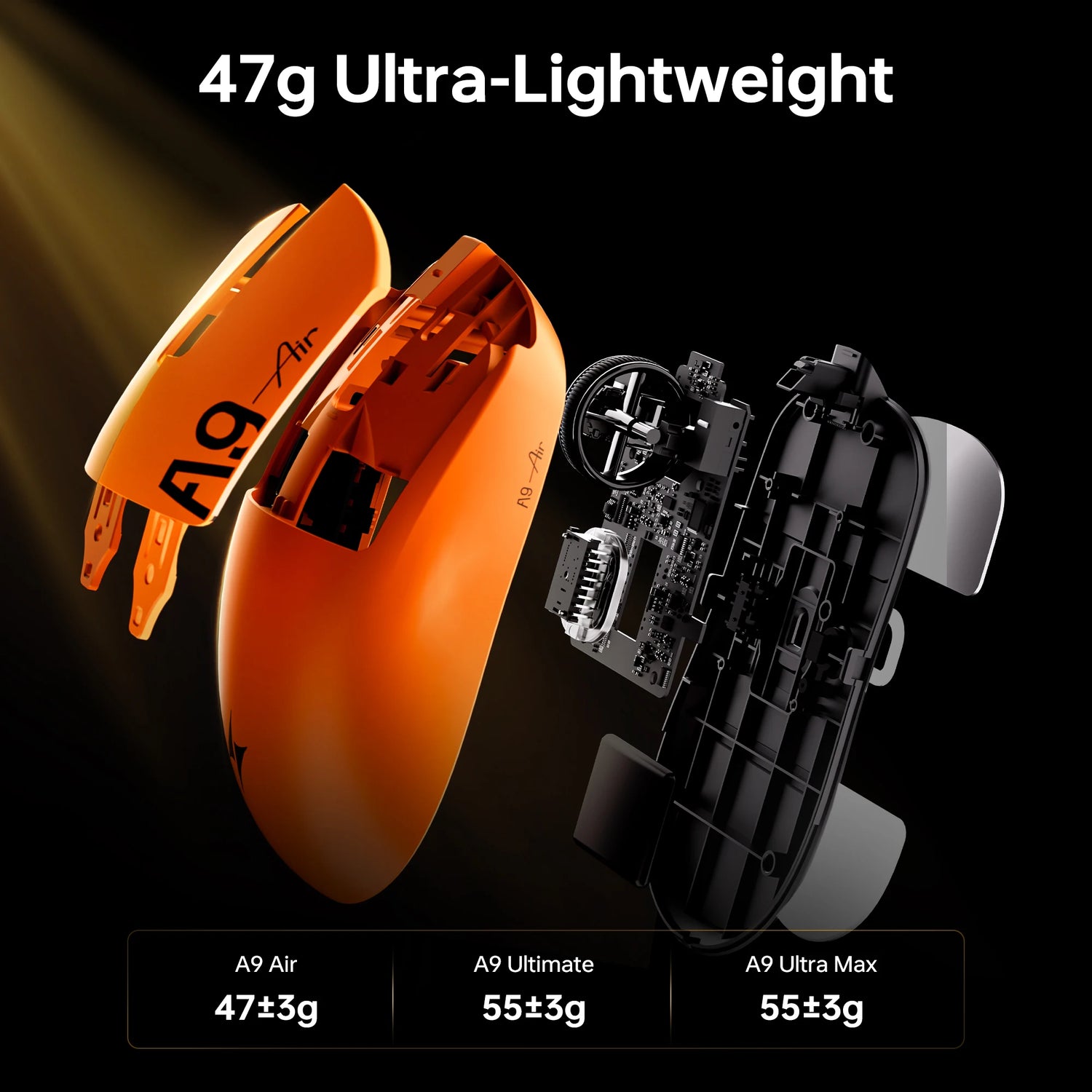 ATK A9 Air Ultimate Wireless Gaming Mouse - ElectronAge