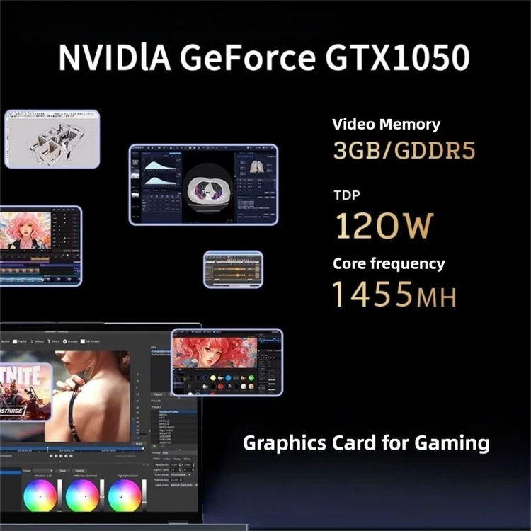 16.1" intel core i7-8750H GTX1050 gaming laptop - ElectronAge