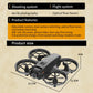 YL3 Dual Camera Drone - Black Standard Edition, 1080P HD Aerial Photography Quadcopter, One-Key Return, Headless Mode for Beginn