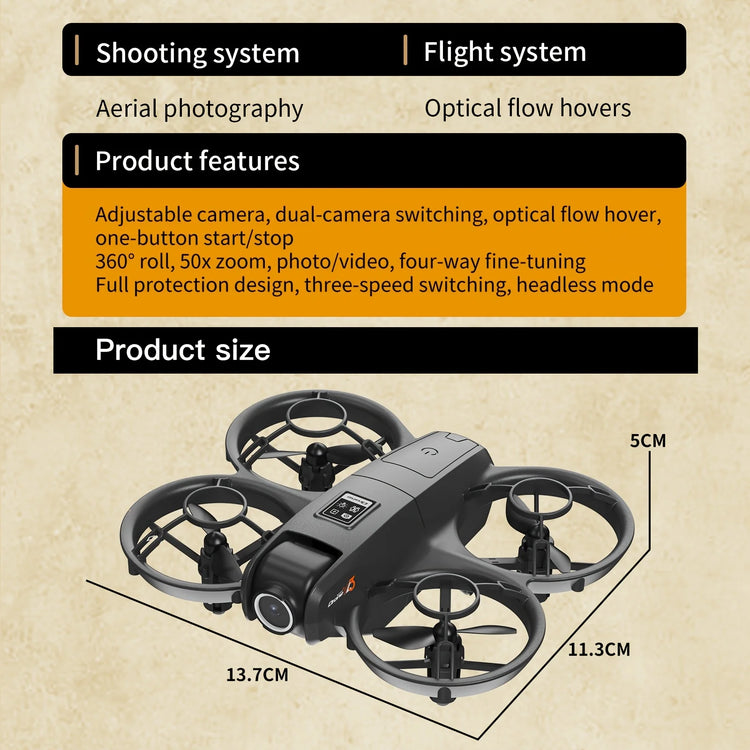AeroVision YL3 Pro Dual Camera Drone - ElectronAge
