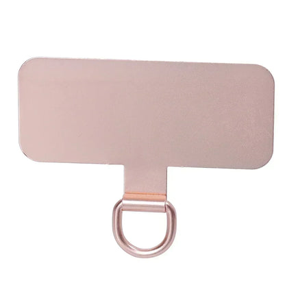 3/2/1Pcs Stainless Steel Hanging Clip Anti-Lost Metal Phone Lanyard Tether Tab Card Ultra Thin Cell Phone Sling Piece Patch
