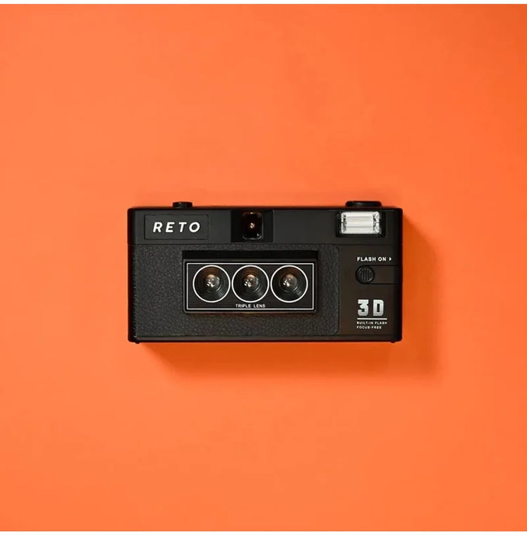 RETO 3D Point-and-Shoot Camera with Flash - ElectronAge