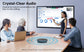 USB&Type-C Speakerphone Speaker Microphone, Touch Buttons 360° Omnidirectional Pickup for Conference Skype Zoom Computer Mic