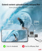 USB C SD Card Reader, Dual Slot Memory Card Adapter for SD/Micro SD, High-Speed USB 3.0, Compatible with MacBook