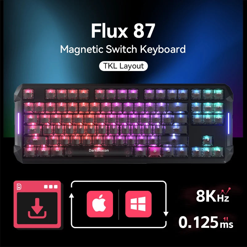DarkBeacon Wired Magnetic Switch Keyboard - ElectronAge