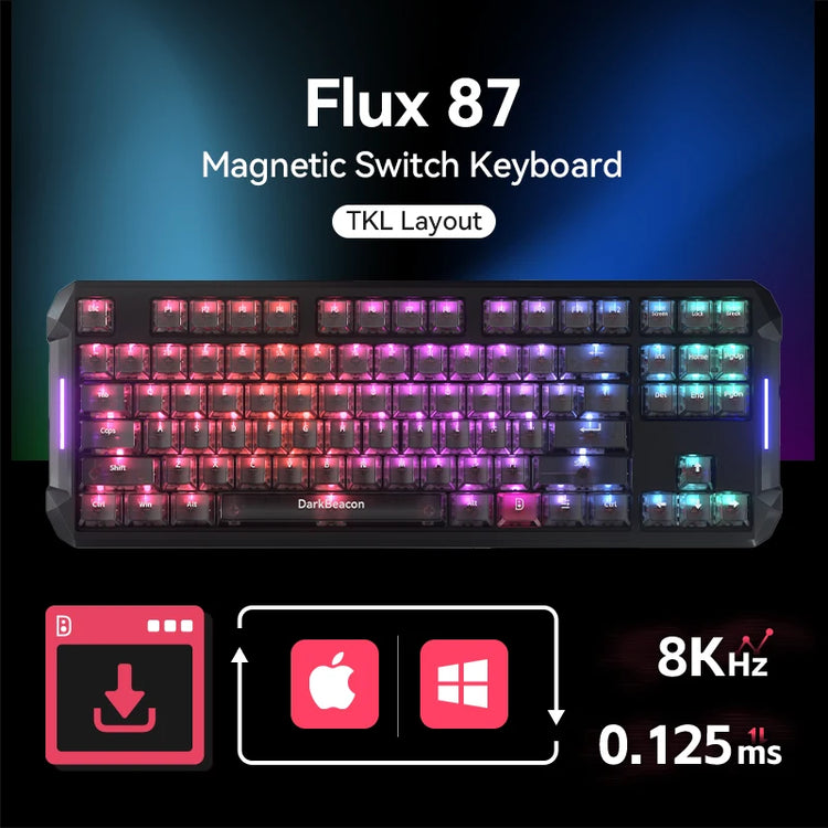 DarkBeacon Wired Magnetic Switch Keyboard - ElectronAge