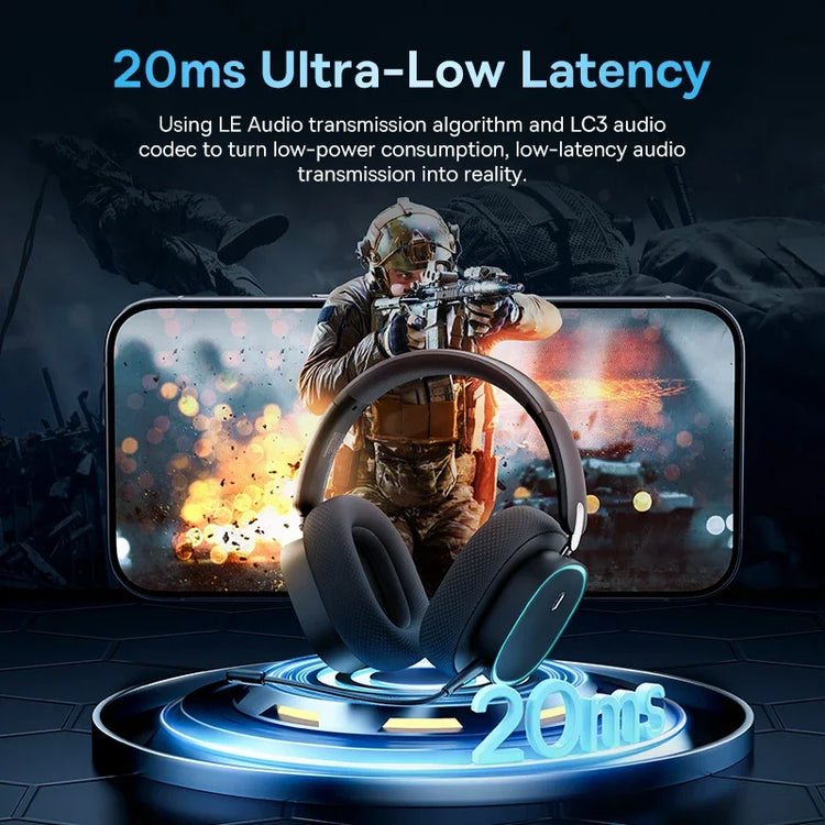 Baseus GH02 Gaming Wireless Headphone with Mic - ElectronAge