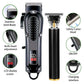 Professional Cordless Hair Clipper Set for Barbers T-Blade Shaver Men&