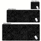 Admisitr XXL Desk Mat Black And White Strata Liquid Mousepad - ElectronAge