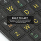 Ukrainian Keyboard Sticker Black Alphabet for Laptop Durable Transparent Cover for PC Desktop NotebookGood Quality