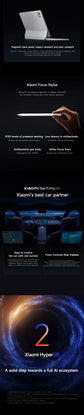 Xiaomi Pad 7S Pro 12.5 2025 12.5-inch Soft Edition 3.2K LCD Xuan Ring O1 Surge OS2 Processor 144 Hz Xiaomi HyperOS 2 System