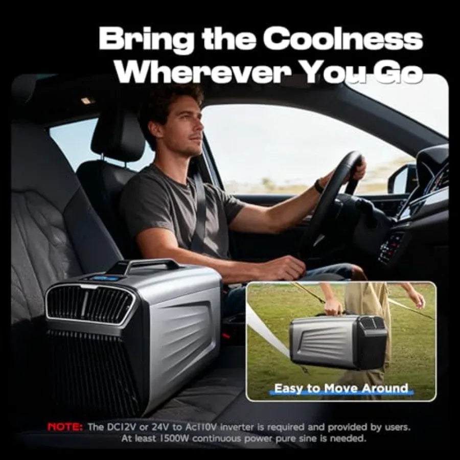 5200BTU Portable Camping Air Conditioner for Tent - ElectronAge