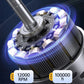30000mAh Portable Waist Fan Strong Daul Airflow 7Speeds 11000RPM Rechargeable Clip on Fan for Outdoor Camping Fishing Max 32H