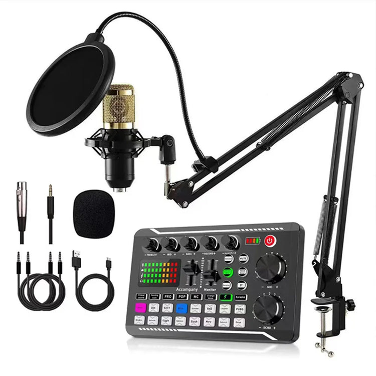 UV color stripe/dynamic microphone professional audio mixer - ElectronAge