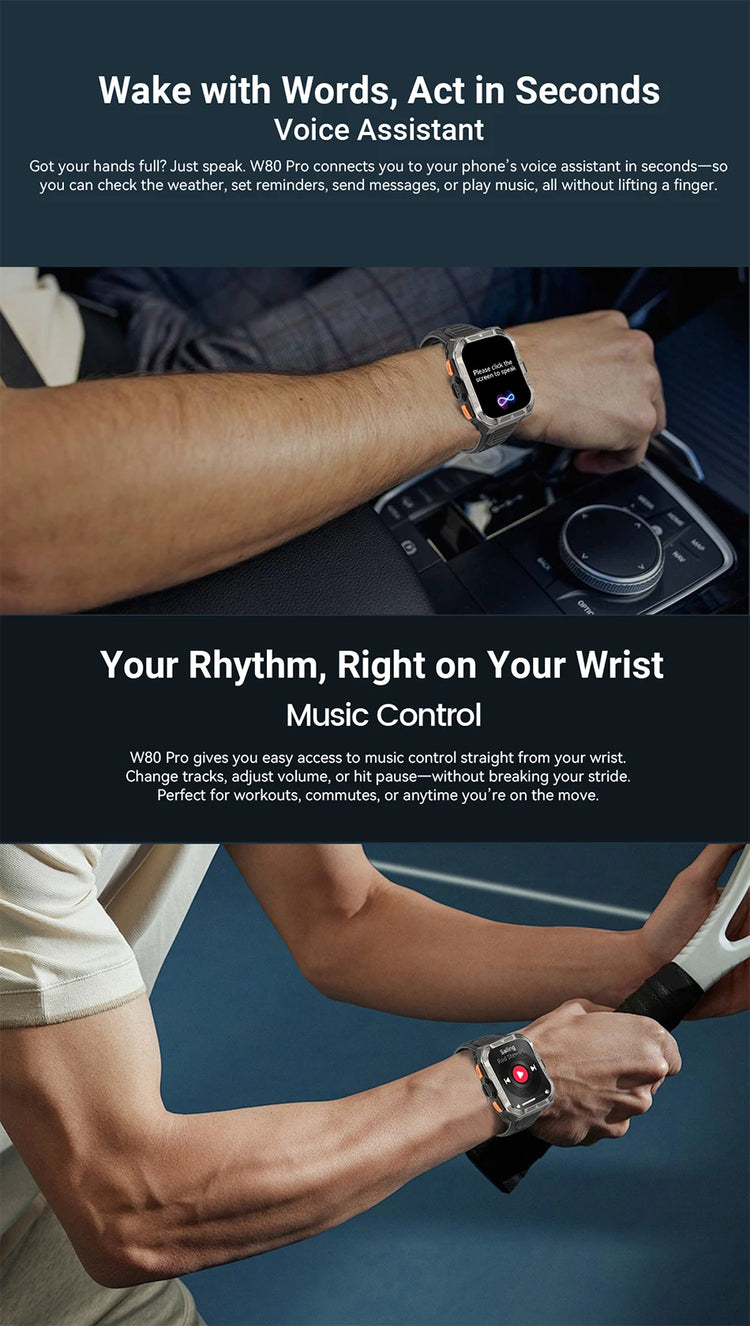 Blackview W80 PRO Smart Watch - ElectronAge