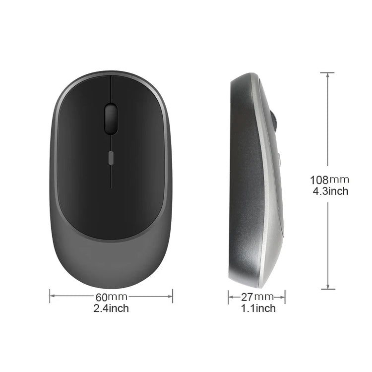 Wireless Mouse Rechargeable Mouse Gamer Dual Modes - ElectronAge