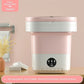 12L Mini Folding Washing Machine Bucket For Socks Underwear Panties Cleaning Portable Small Travel Household Washing Machine